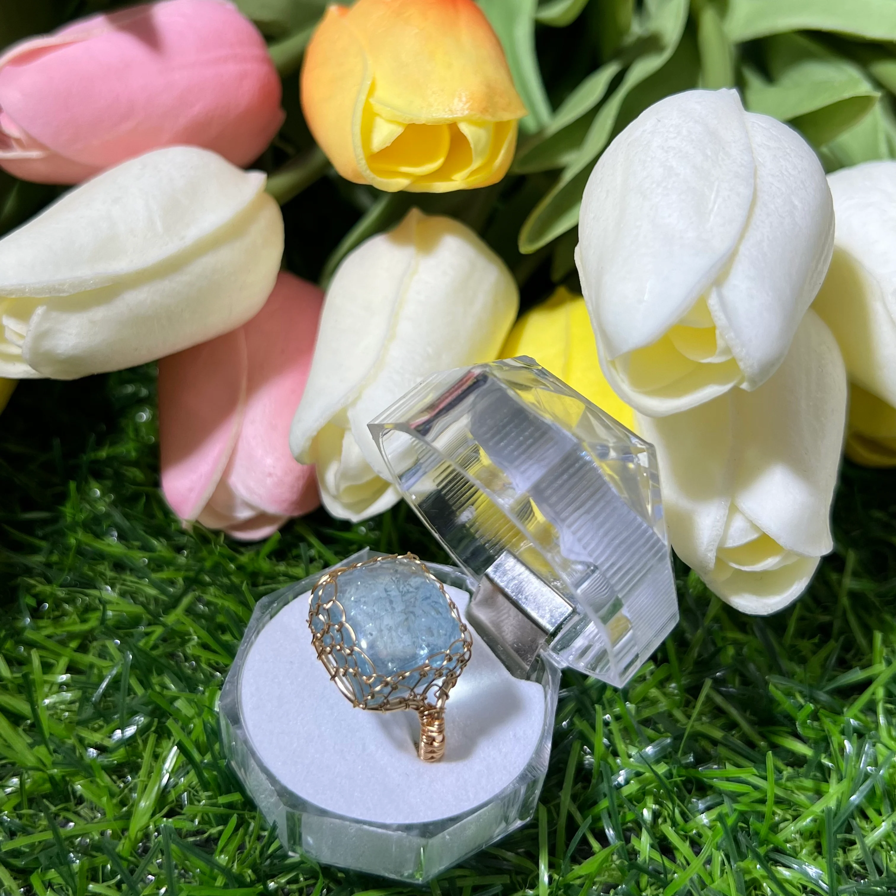 Aquamarine ring - Image 3