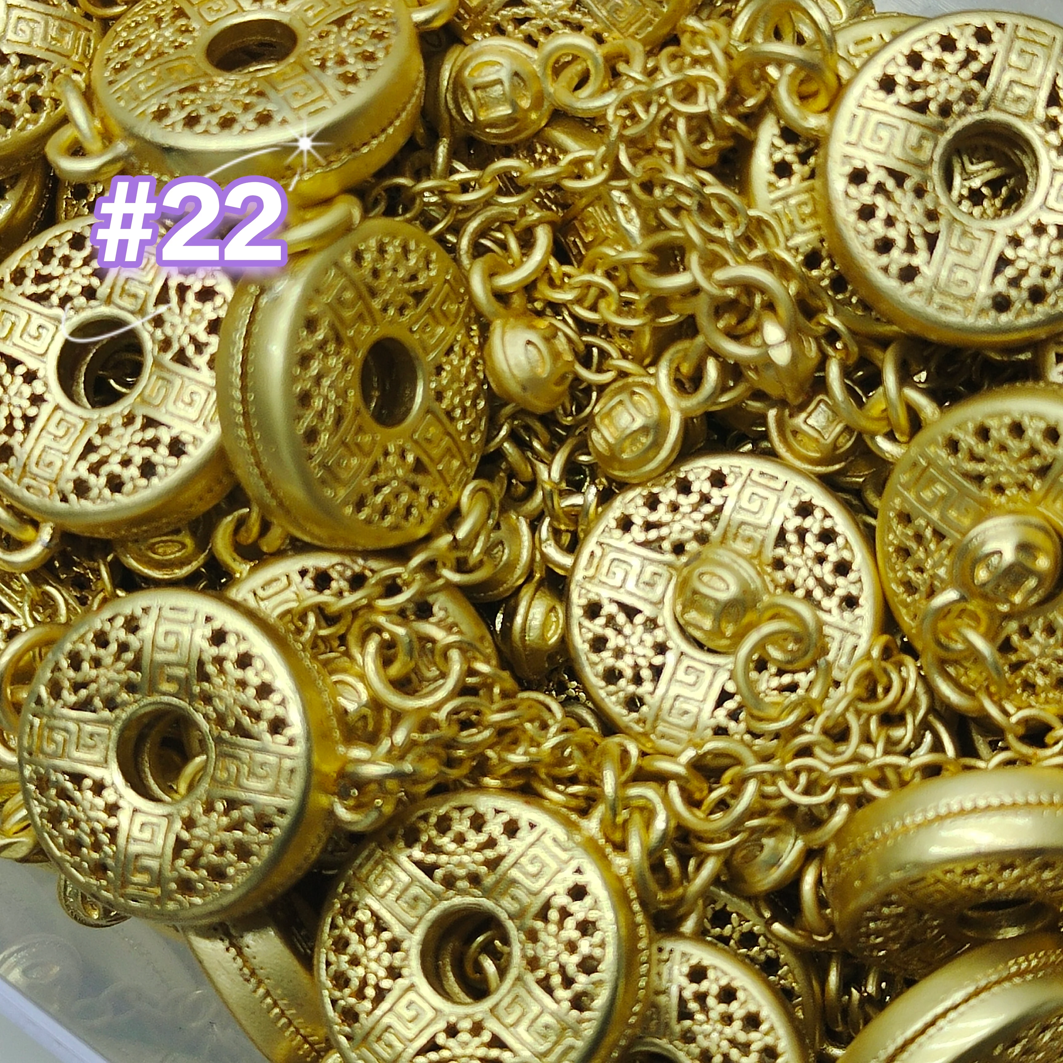 Sarah Charms for DIY(24pcs) - Image 22
