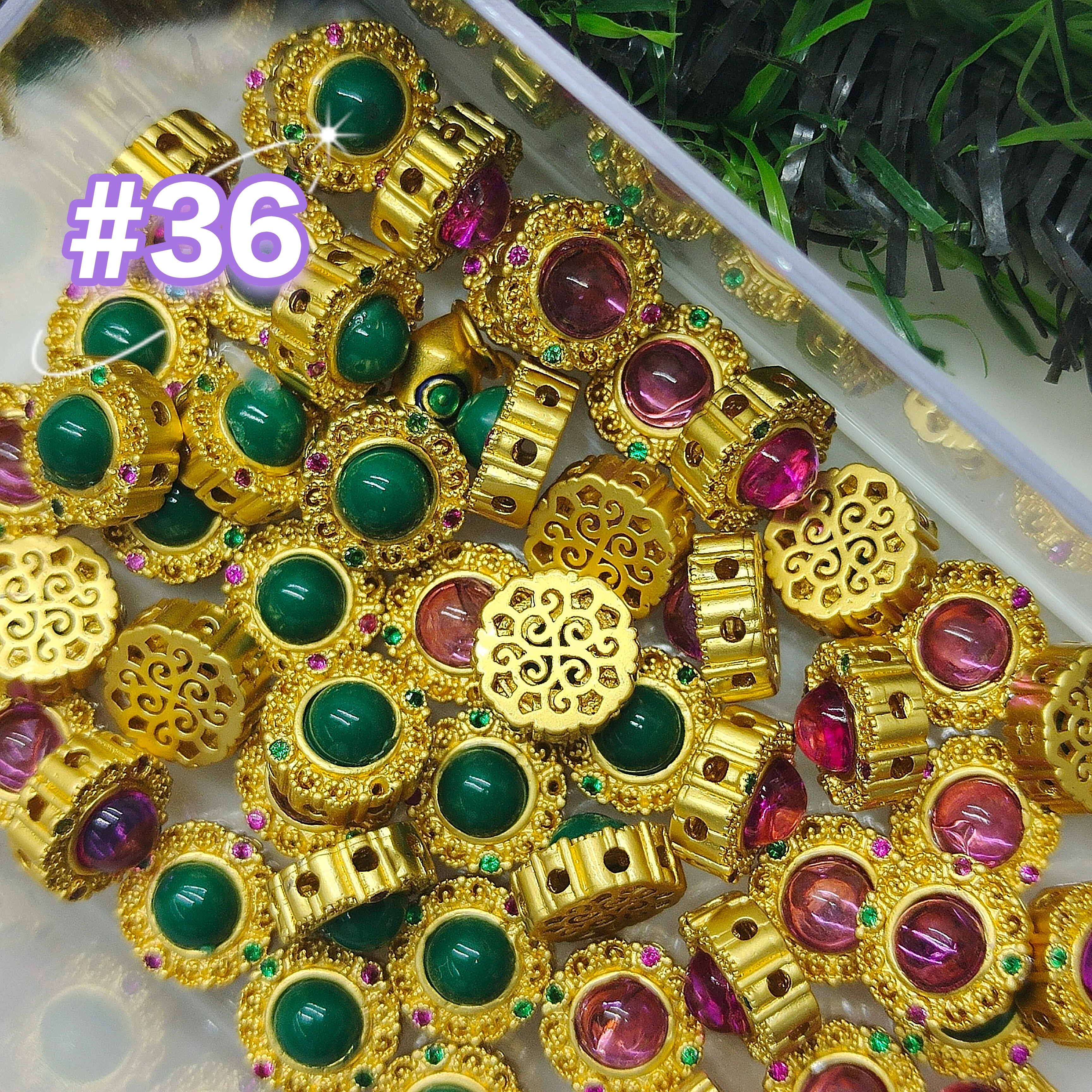 Sarah Charms for DIY(24pcs) - Image 36