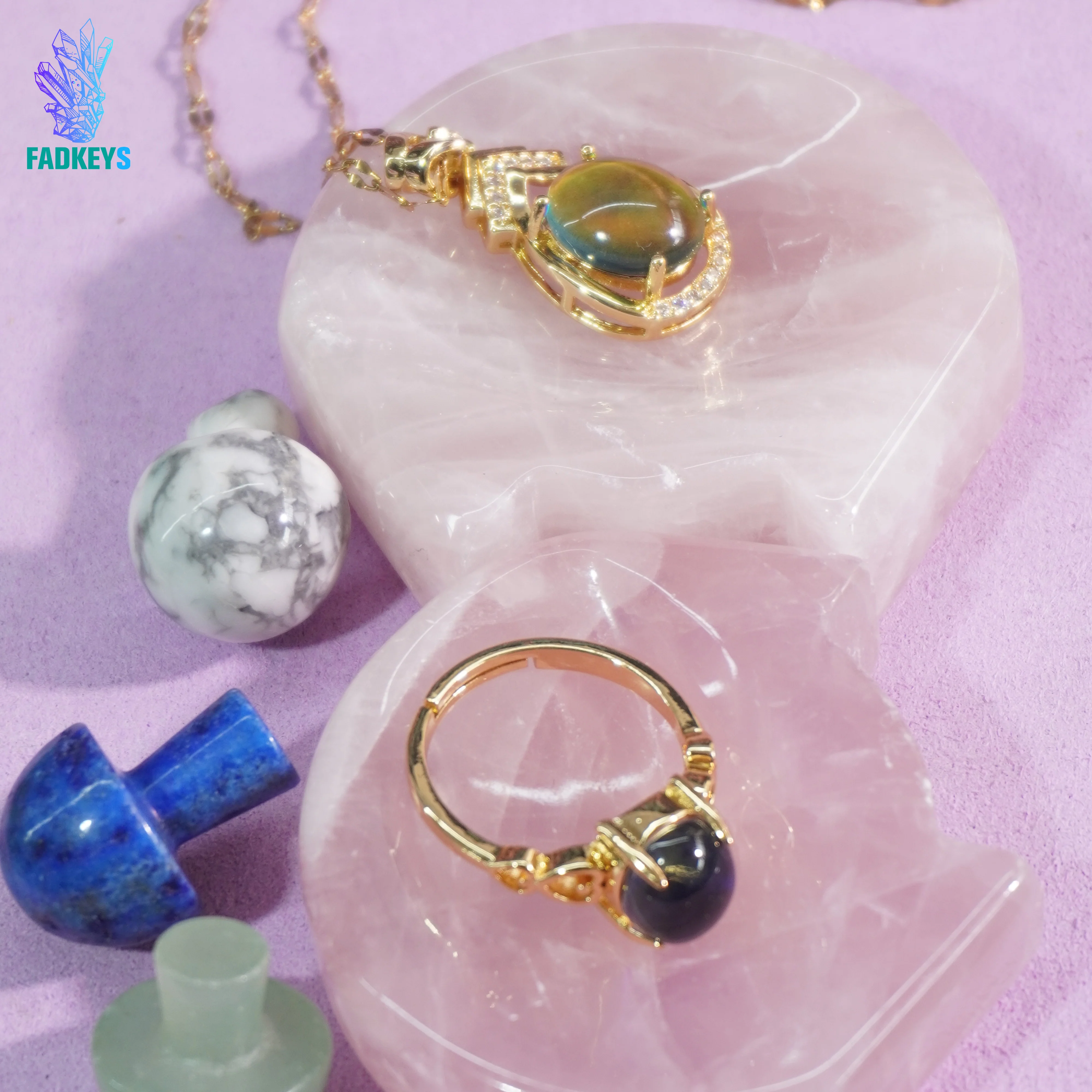 color change ring, gift for friend, rainbow ring, mood ring, mood  jewelry,color changing mood jewelry,gradient ring,good energy jewelry,good choice for gifts - Image 2