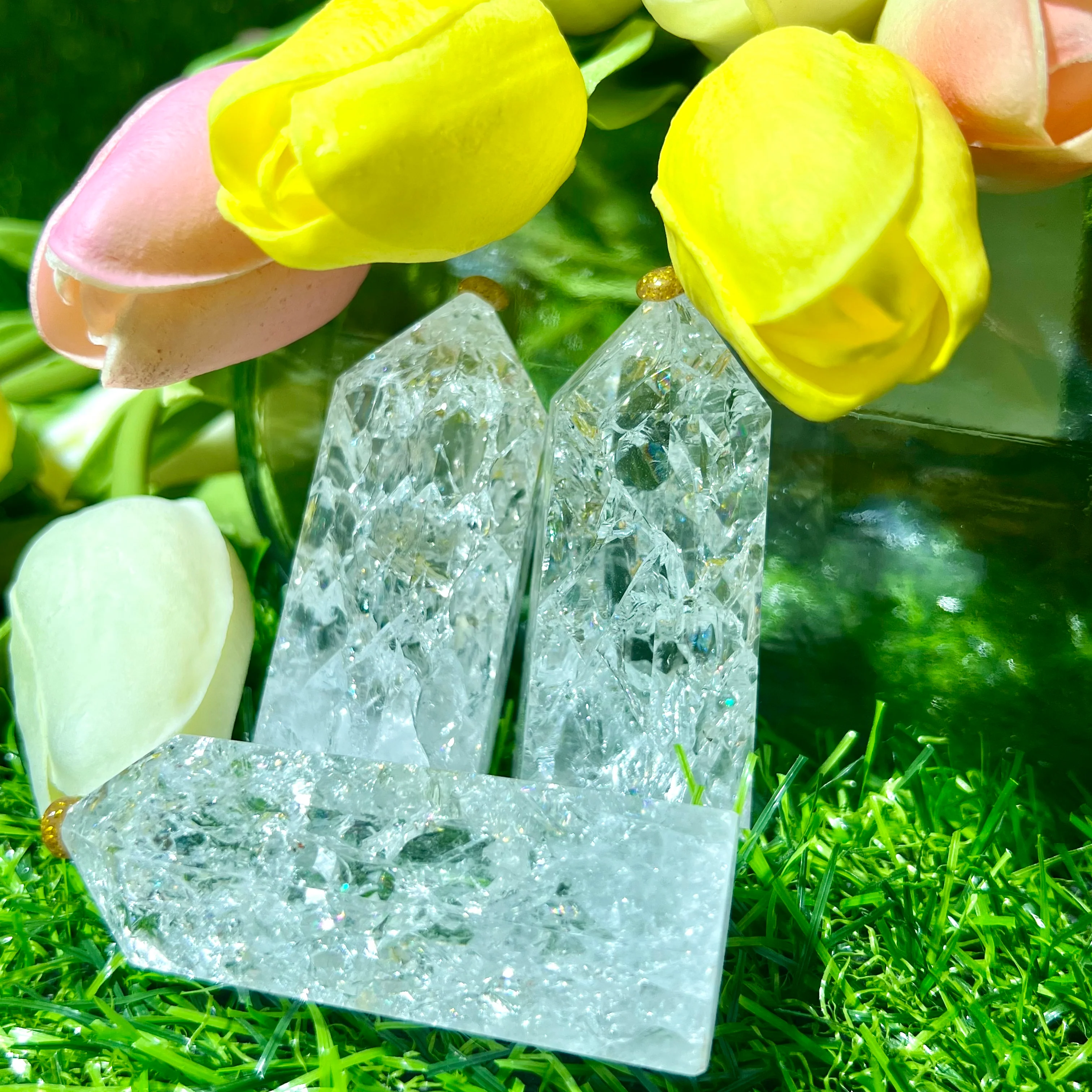 Crackle Quartz Tower - Image 3