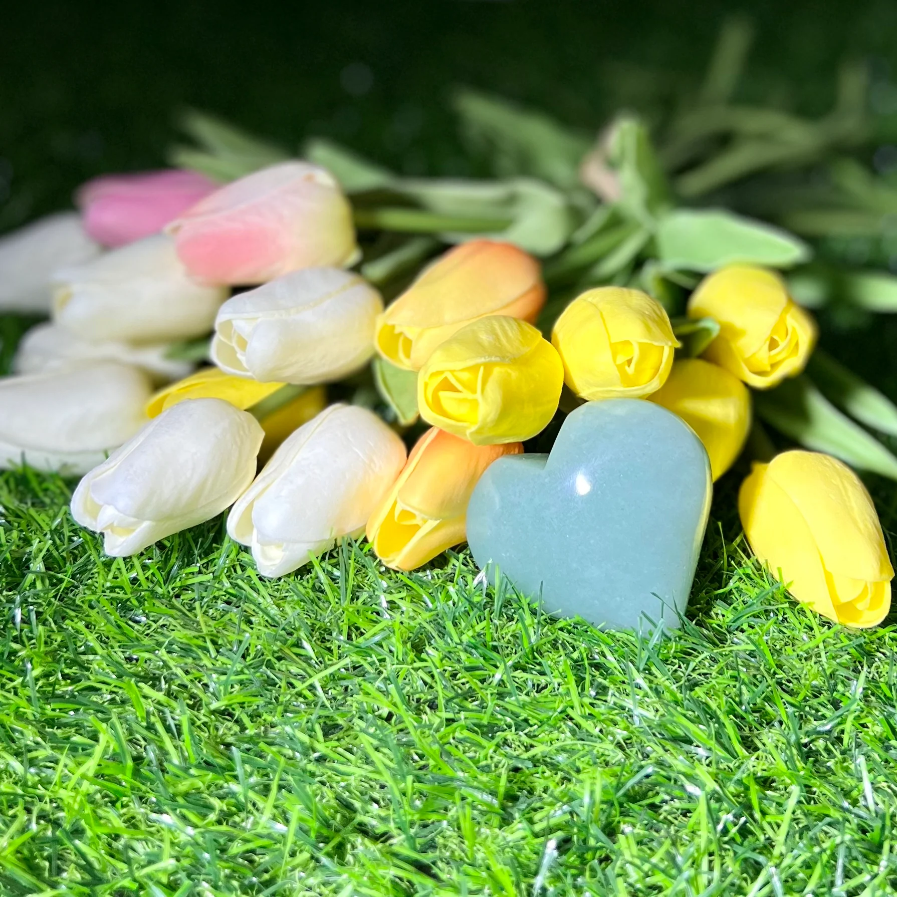 Green Aventurine Heart - Image 3